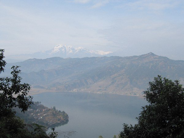 View from the Peace Pagoda, Pokhara