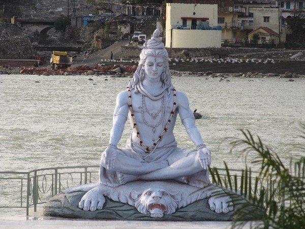 Shiva on the Ganges at Rishikesh