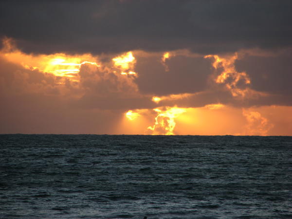 Stunning Sunset at Raglan Beach