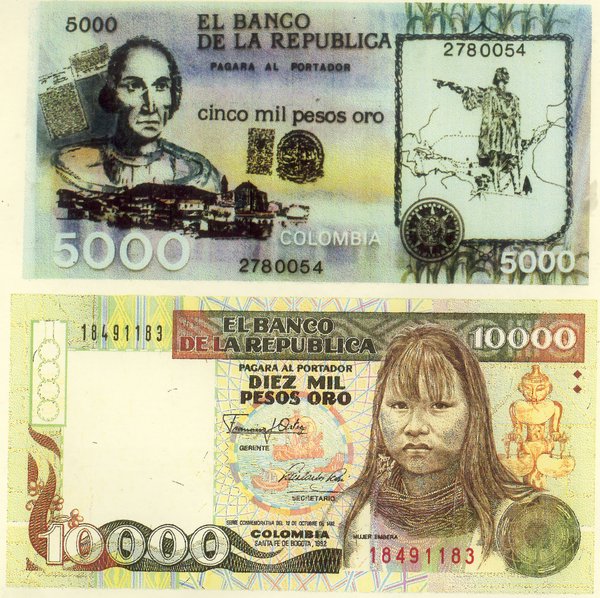 Colombian Currency Notes