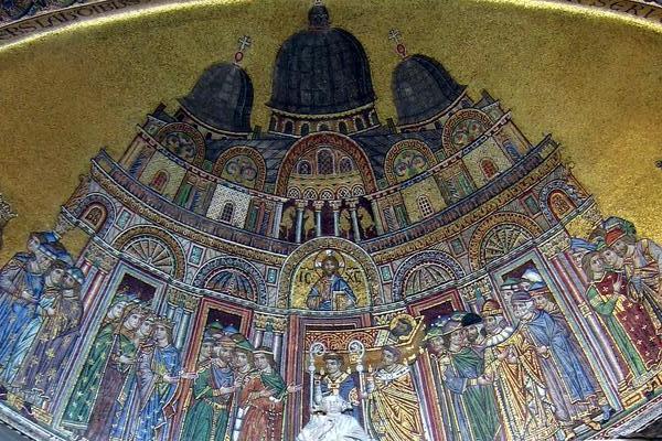 Mosaic on Basilica Di San Marco