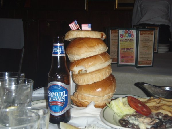 Dan Ryan's Chicago Grill - 4th of July meal