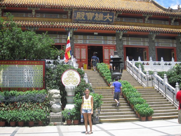 In front of Buddhist Temple