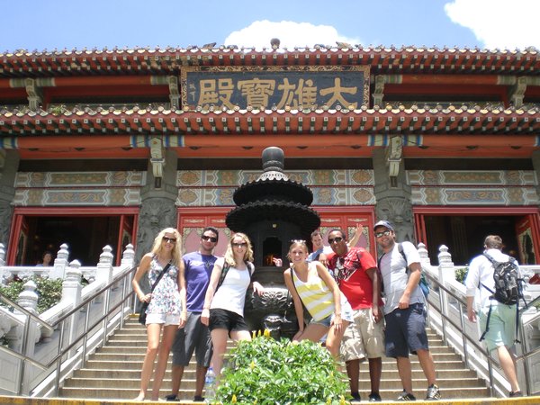 In front of Buddhist Temple