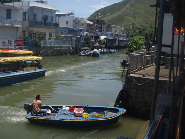 Waterway running through Tai O Village
