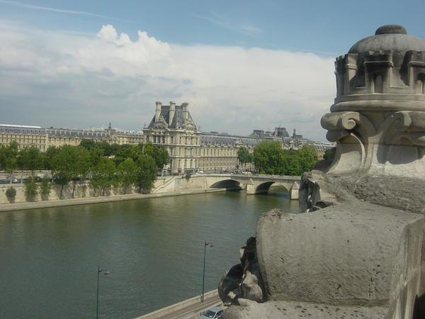 View across Le Seine to Montmartre
