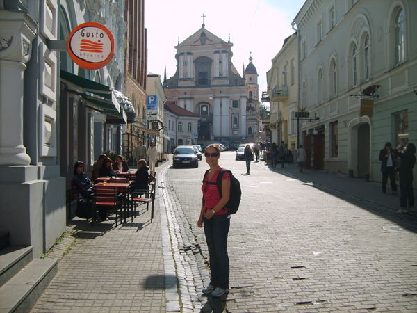 The streets of Vilnius
