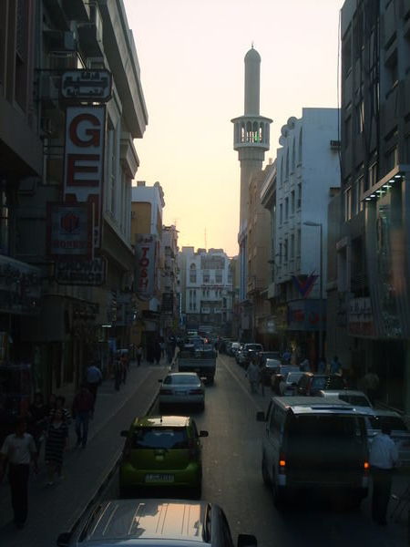 The streets of Dubai