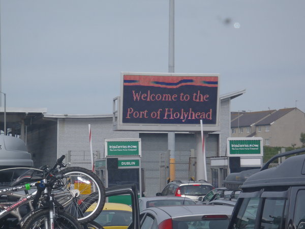 Ferry Terminal at Holyhead - Wales
