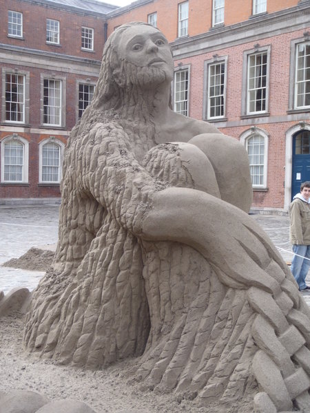Sand Sculptures - Dublin Castle