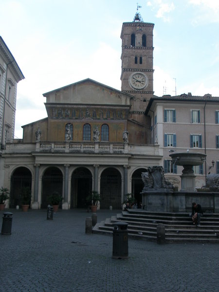 22.2.2011 - Rome - The Basicila of Santa Maria in Trastevere