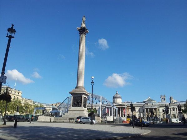 12.5.12 - London - Nelsons Column at Trafalga Square