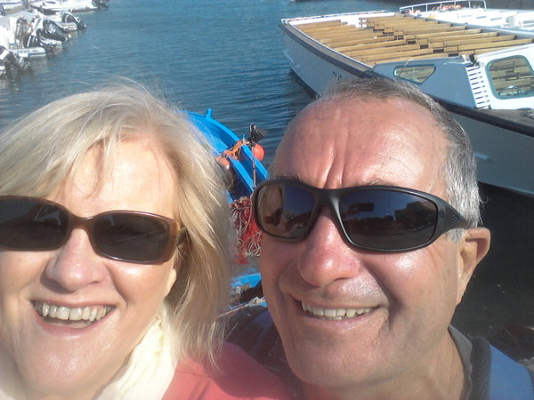 27.5.12 - Vieste - about to board the boat for Grotte