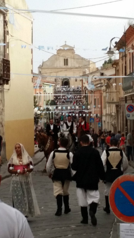 20.7.14. Sardinia. Ittiri. Folk Festival Parade (1)