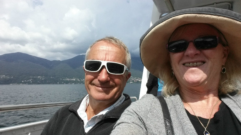 15.8.14 Italy. Lake Maggiore. Ferry trip