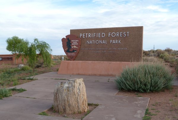 Petrified Forest Entrance