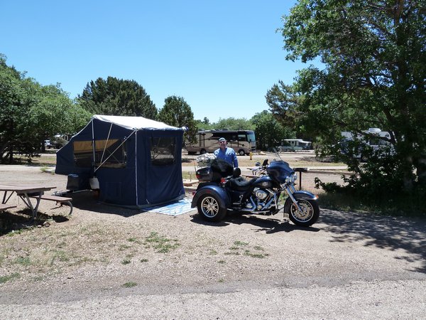 Our campsite at Trailer Village