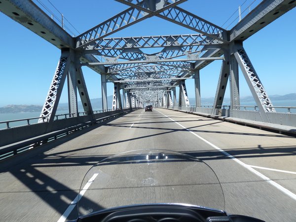 Crossing the Bay Bridge from Oakland