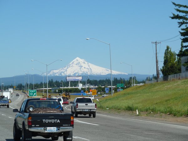 Mt. Hood from the interstate