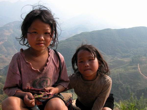 Minority tribe children, Sapa