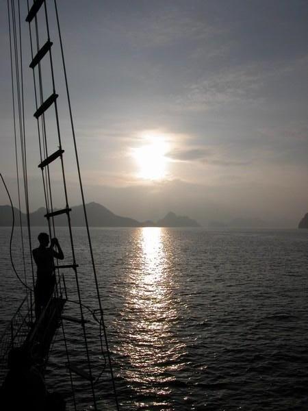Late afternoon, Halong Bay
