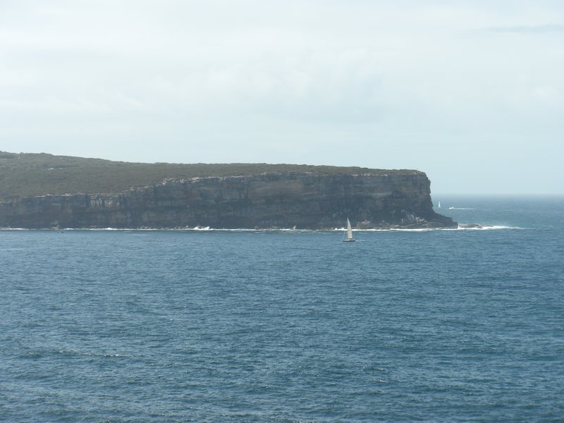 The north entrance to Sydney Harbor