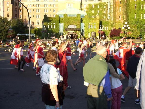 Crowds at Canada Day