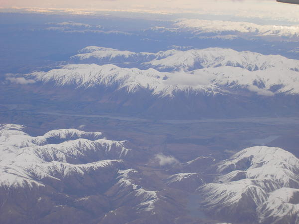 Mount Cook from the sky
