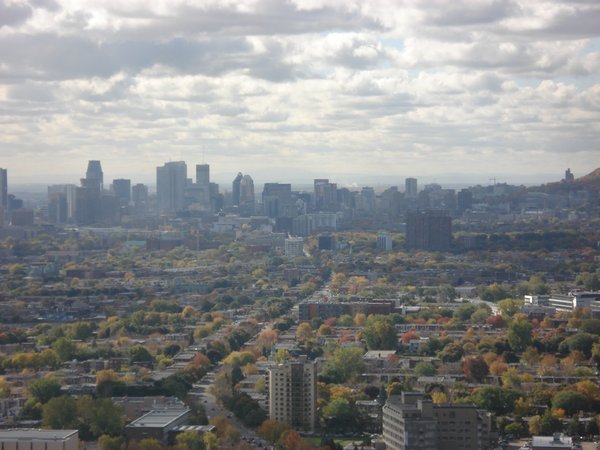 Montreal - at the top of the Olympic Stadium tower
