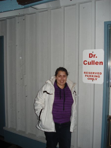 Dr. Cullen's parking spot at Forks Community Hospital