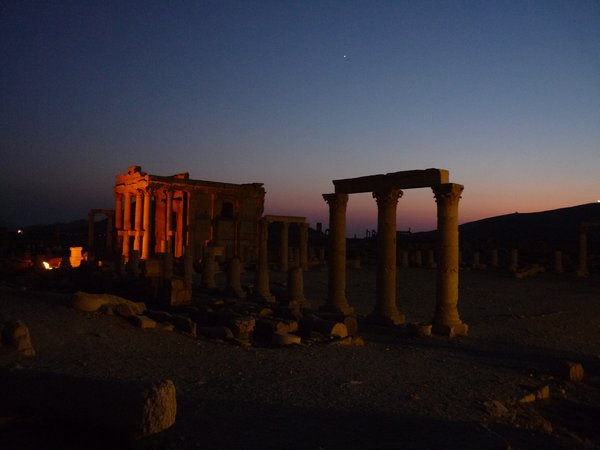 Palmyra at sunset