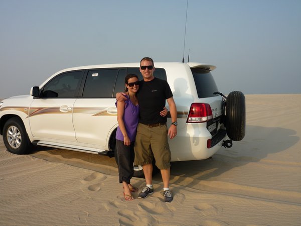 Dune bashing in Qatar