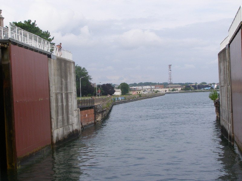 Leaving the Canadian Lock