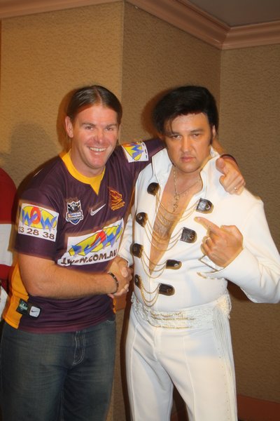 Stu and "Elvis"