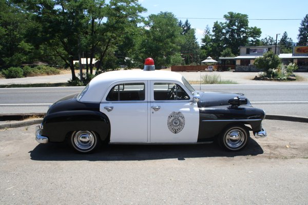 An old cop car