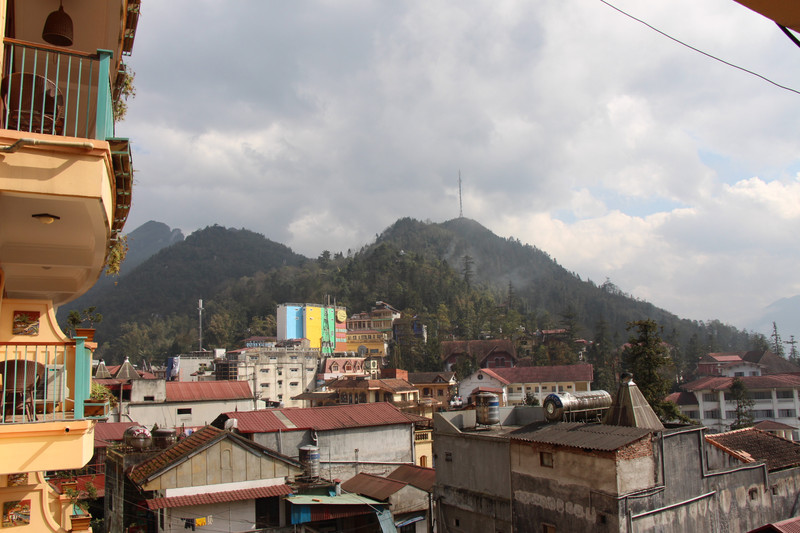 View from our hotel in Sapa