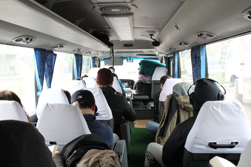 Back on the bus to Hanoi was a very wet day so we didnt take much photos...good to be out of the rain i must say..