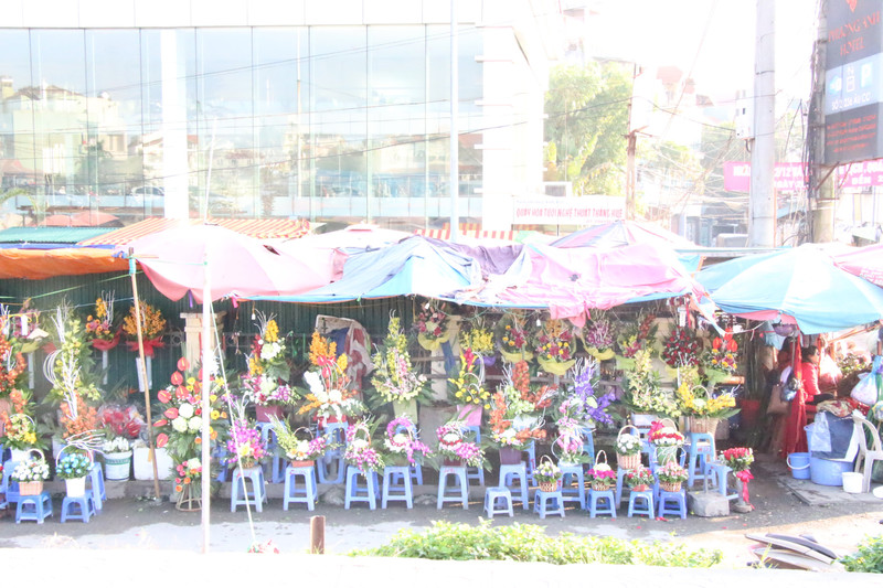 Morning flower market