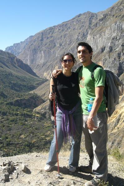 In the colca canyon