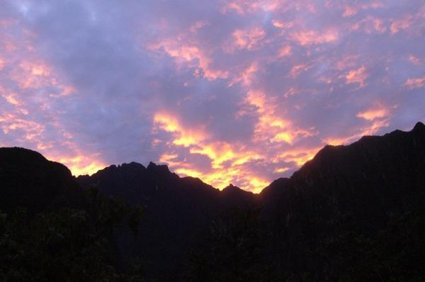 Dawn over Machu Picchu