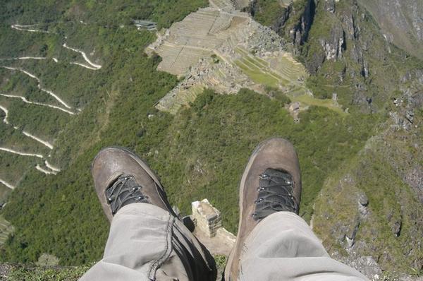 2 Feet above Machu Picchu