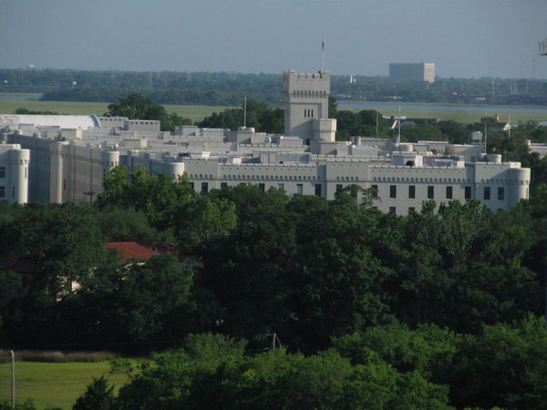 View of The Citadel College from our room
