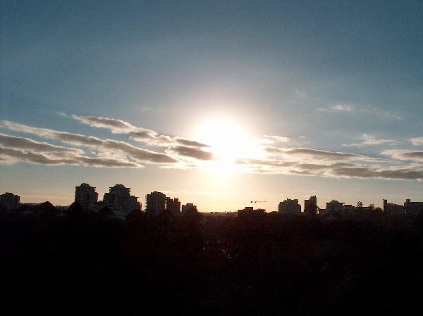 Sunrise from balcon