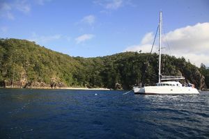 Our boat - Whitsunday Blue
