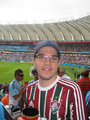 Luiz proudly wearing his Fluminense jersey