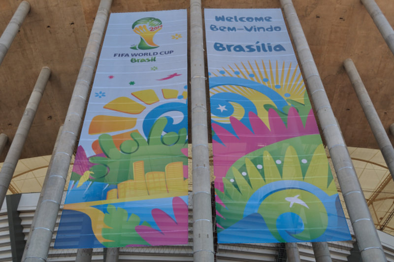 World Cup banners