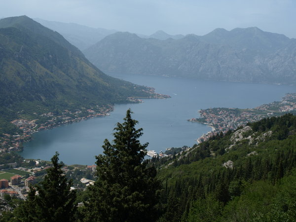 Bay of Kotor from Mount Lovcen