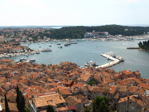 Rovinj from Church Bell Tower