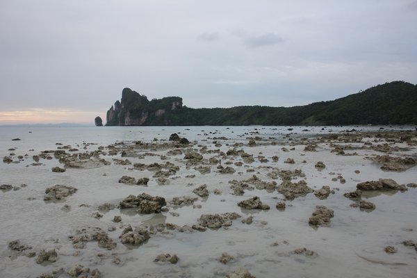 Low tide on Ko Phi Phi