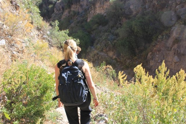 Cheryl hiking
